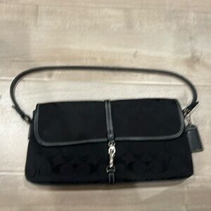 Coach flap shoulder bag